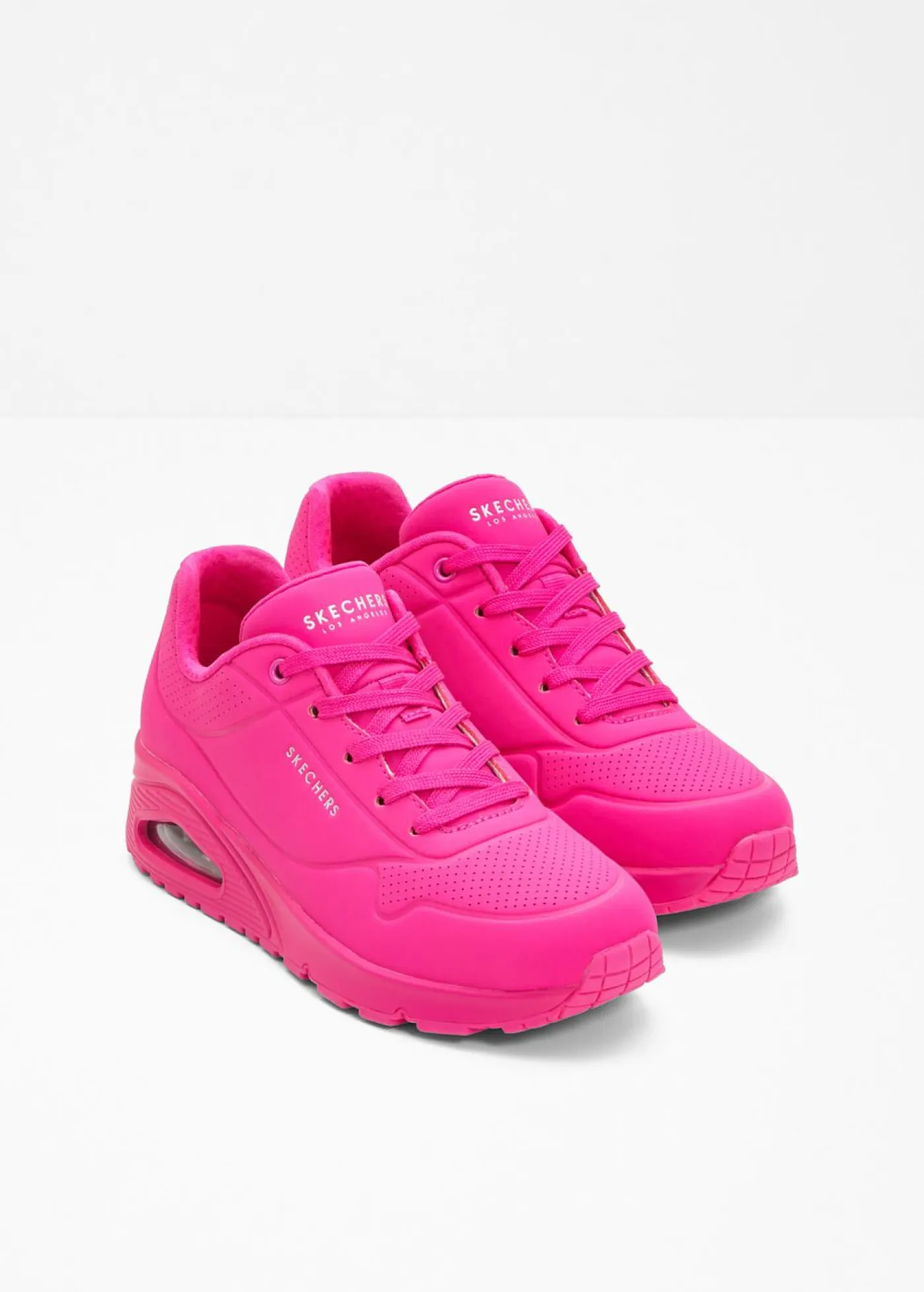 bonprix Skechers Zapatos De Marca·Skechers|Zapatillas>Zapatillas Skechers con espuma viscoelástica Rosa neón