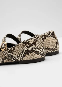 Mujer bonprix bonprix Zapato tipo Mary Jane con estampado animal