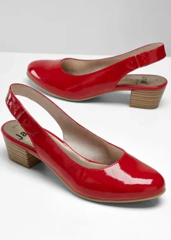 Mujer bonprix Jana Zapatos de tacón con el talón al descubierto Jana de ancho cómodo