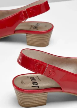 Mujer bonprix Jana Zapatos de tacón con el talón al descubierto Jana de ancho cómodo