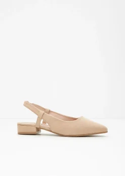 bonprix bonprix Tendencias·Zapatos Veganos|Zapatos De Salón>Zapatos de tacón con talón al descubierto Beige