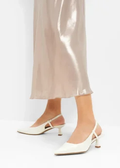 Mujer bonprix bonprix Zapatos de tacón con talón al descubierto