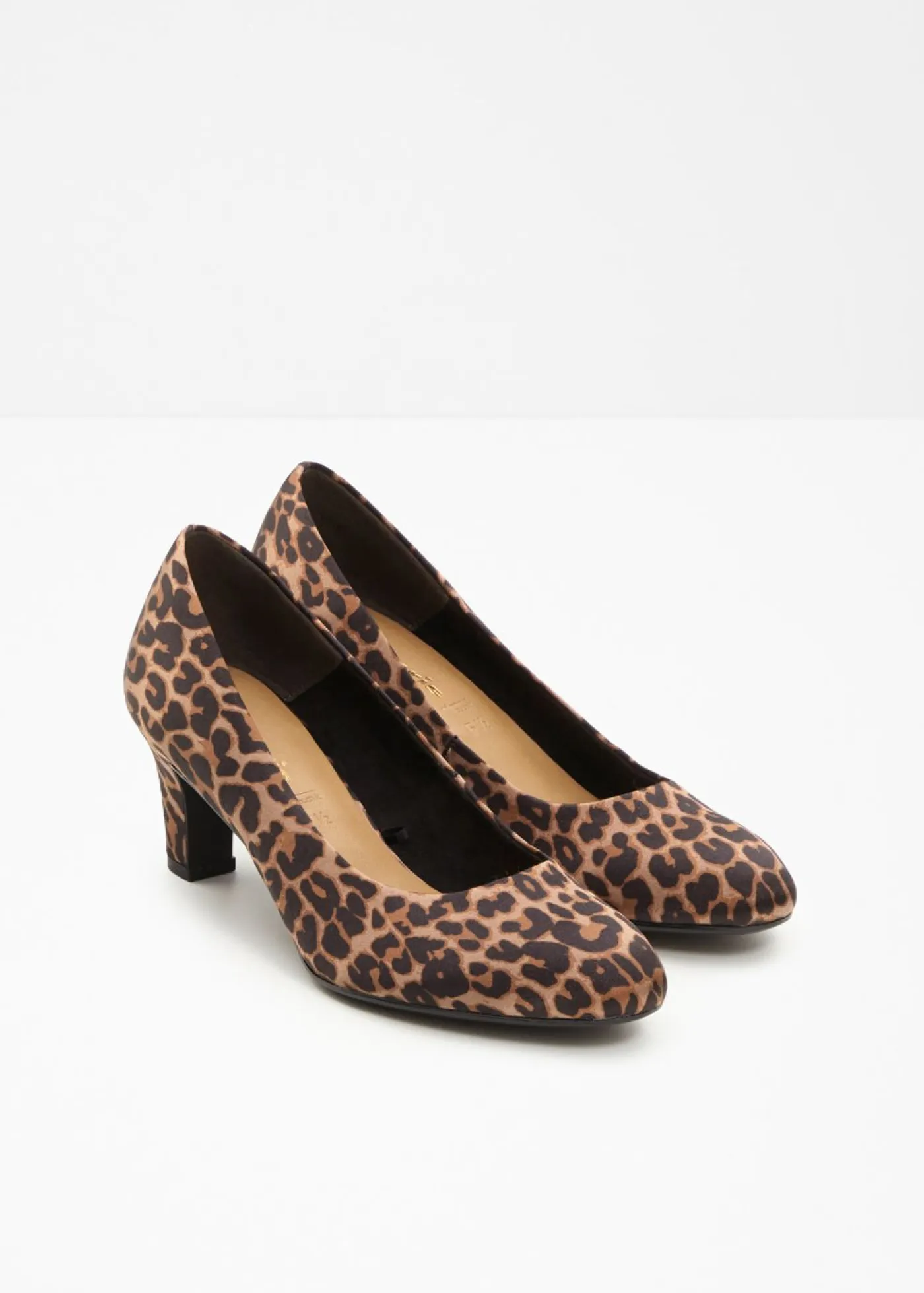 bonprix Tamaris Zapatos De Marca·Tamaris|Zapatos De Salón>Zapatos de tacón de Tamaris con estampado animal estampado leo marrón