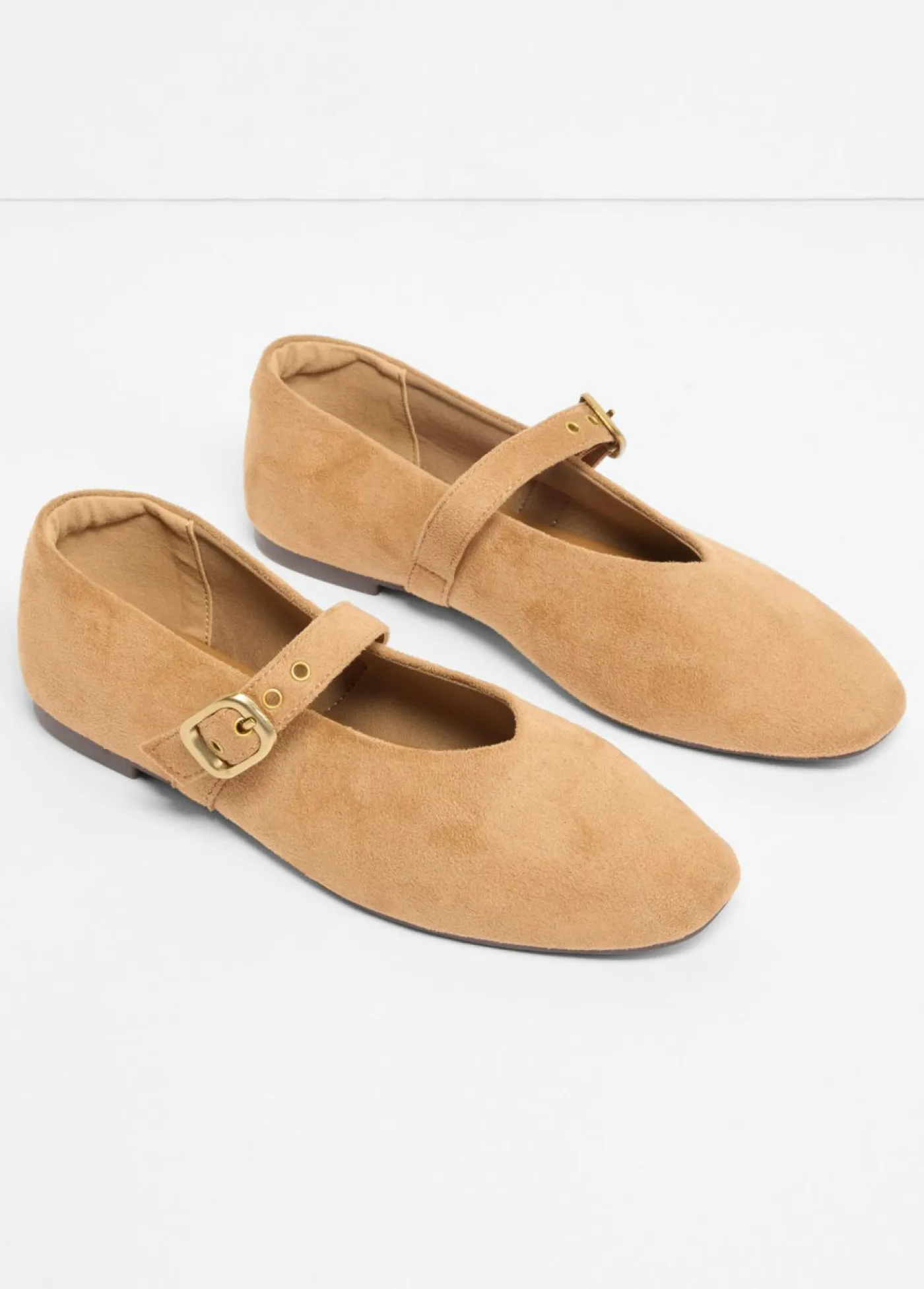 bonprix bonprix Zapatos Primavera-Verano>Zapatos tipo Mary Jane con ojales Marrón claro