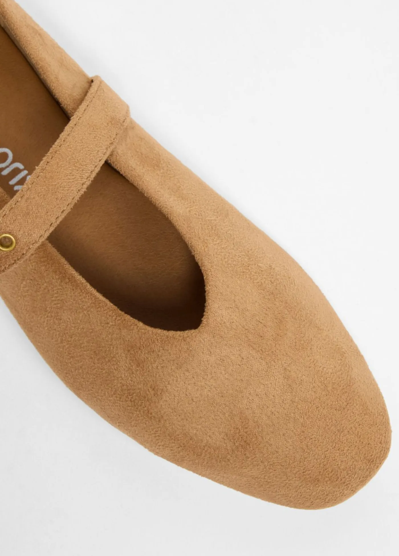 bonprix bonprix Zapatos Primavera-Verano>Zapatos tipo Mary Jane con ojales Marrón claro